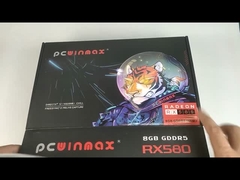 بطاقة رسومات Rx 580 سعة 8 جيجابايت Gddr5 وحدة معالجة الرسومات للألعاب