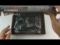 16GB H81 PC LGA1150 اللعبة اللوحة الأم الـ Core I3 Core I5 Core I7