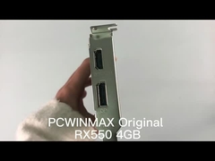 بطاقة الرسومات RX 550 2G / 4G متعددة الشاشات مزدوجة 1183Mhz سلسلة AMD RX500