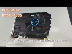 بطاقة الرسومات PCWINMAX Radeon RX 560 4GB DDR5 حل موثوق به للألعاب والوسائط المتعددة 1080p
