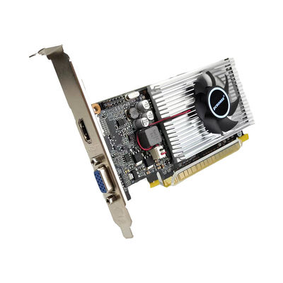 512MB 64bit GDDR3 GT 210 بطاقة رسومات بطاقة فيديو بطاقة فيديو ذات مظهر منخفض واجهة VGA لمروحة واحدة