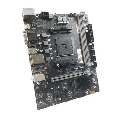 PCWINMAX B450M AM4 MicroATX DDR4 M.2 B450 مجموعة رقائق VGA HD DP اللوحة الأم للمكتب