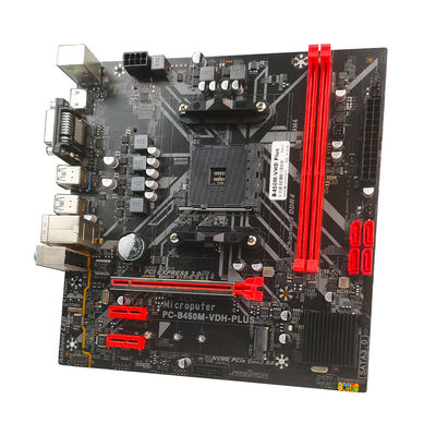PCWINMAX B450M Plus Socket AM4 Motherboard Micro ATX DDR4 M.2 HD VGA Output B450 لوحة رئيسية مجموعة رقائق