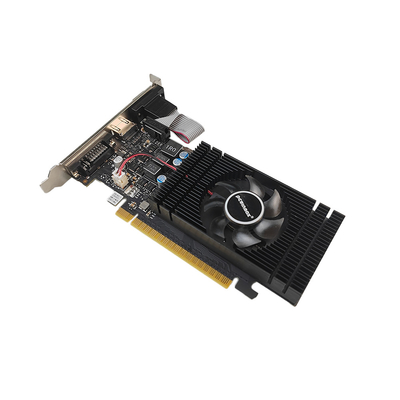 بطاقة رسومات سطح المكتب للألعاب PCWINMAX Geforce GTX 750Ti 4GB GDDR5 ذات ملف تعريف منخفض ومروحة واحدة مع مخرج VGA DVI HD