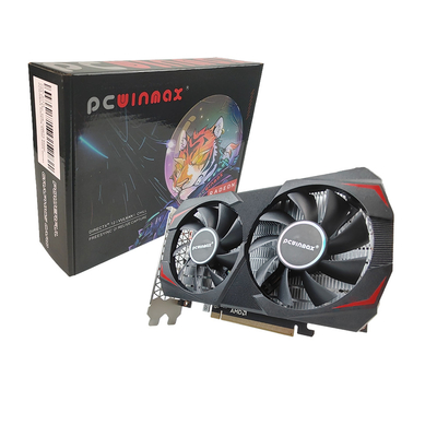 PCWINMAX RX 580 بطاقة رسومات 2048SP 8G GDDR5 256Bit بطاقة فيديو ألعاب الكمبيوتر HD DP DVI الخروج RX580 للمكتب
