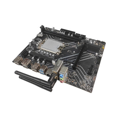PCWINMAX H610 Wifi DDR4 Socket LGA1700 PCIe 4 SATA 6Gb/s M.2 mATX اللوحة الأم للجيل الثاني عشر و الثالث عشر و الرابع عشر Intel Core i3 i5 i7