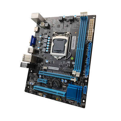 PCWINMAX B75 LGA1155 اللوحة الأم Micro ATX تدعم الجيل الثالث/الثاني من معالجات Core i3/i5/i7 CPU DDR3 ثنائية القناة SATA 3.0 USB 3.0 لوحة أم OEM مستقرة لأجهزة الكمبيوتر للأعمال/المكاتب