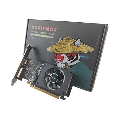 بطاقة رسومات الفيديو PCWINMAX GEFORCE GT 1030 4GB GDDR4 64 بت GPU PCIe 3.0 DirectX 12 DVI HD SFF منخفضة المستوى