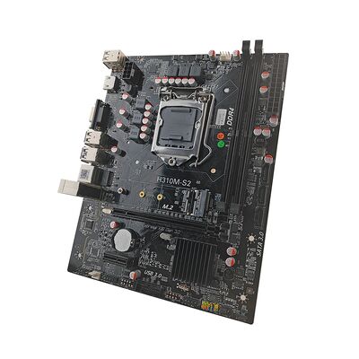 لوحة أم PCWINMAX OEM H310 Micro ATX LGA 1151 DDR4، مع M.2 للطلب بالجملة لوحدة المعالجة المركزية من الجيل الثامن/التاسع لأجهزة الكمبيوتر المكتبية التجارية