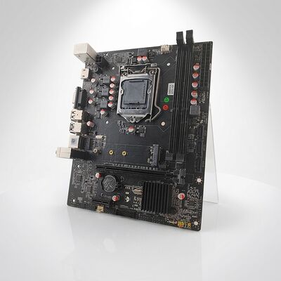 PCWINMAX اللوحة الرئيسية B75 LGA1155 MATX DDR3 حتى 16GB M.2 SATA3 HD منافذ VGA لوحة سطح المكتب لأجهزة الكمبيوتر المكتبية وأنظمة الأعمال
