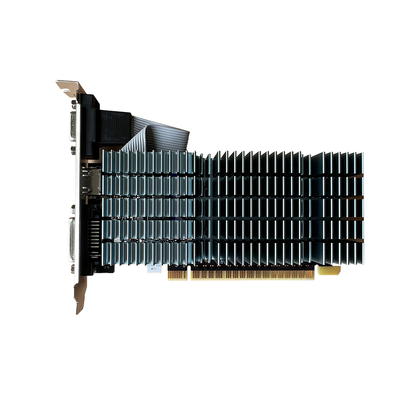 PCWINMAX GT 730 2GB GDDR5 بطاقة الرسومات الصامتة التبريد السلبي GPU منخفضة الوضوح لمشاريع SFF PC HTPC و OEM